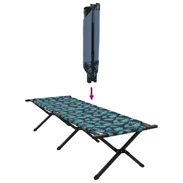 Klappbares Campingbett 2er-Set, Waldmuster