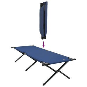 Klappbares Campingbett Blau 210 cm