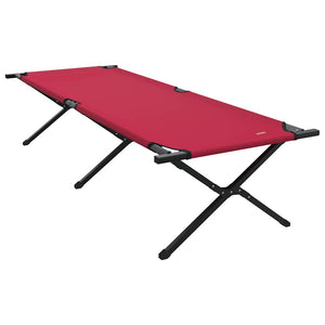Klappbares Campingbett, Rot, 210 cm