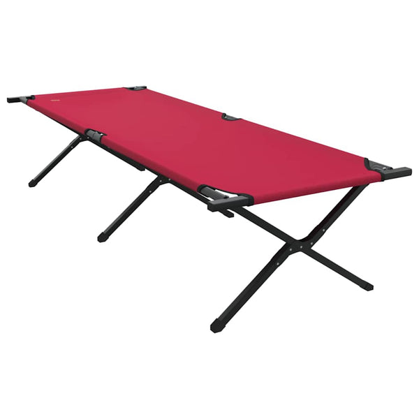 Klappbares Campingbett, Rot, 210 cm
