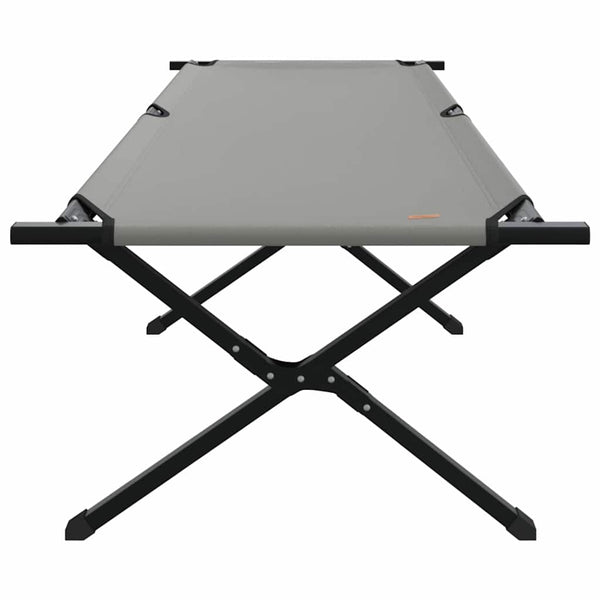 Klappbares Campingbett Grau 210 cm