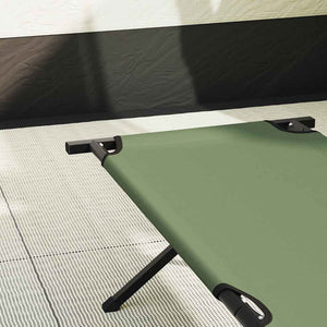 Klappbares Campingbett Grün 210 cm