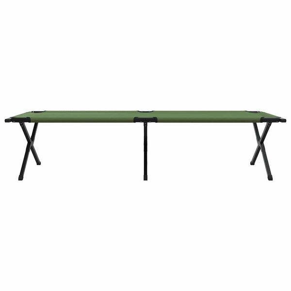 Klappbares Campingbett Grün 210 cm