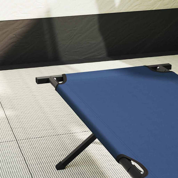 Klappbares Campingbett, 2er-Set, Blau