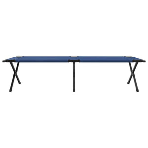 Klappbares Campingbett, 2er-Set, Blau