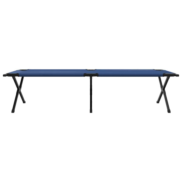 Klappbares Campingbett, 2er-Set, Blau