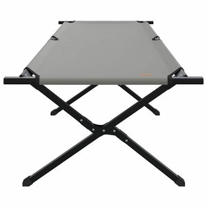 Klappbares Feldbett 2er-Set, Grau, 210 cm
