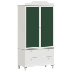 Kreidetafel Kleiderschrank Weiß 90x45x180cm