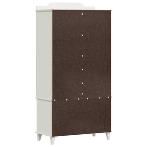 Kreidetafel Kleiderschrank Weiß 90x45x180cm