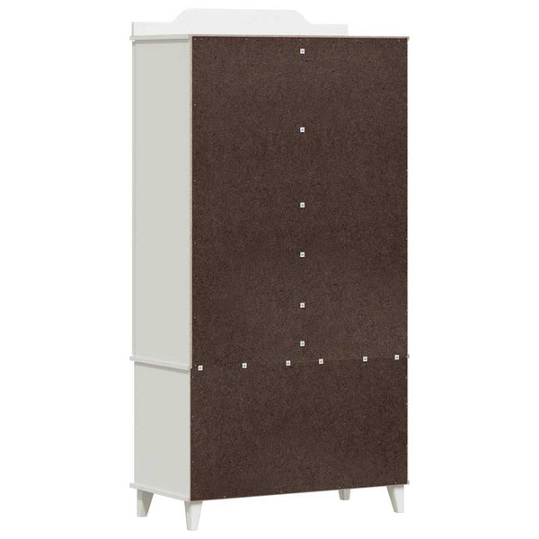 Kreidetafel Kleiderschrank Weiß 90x45x180cm