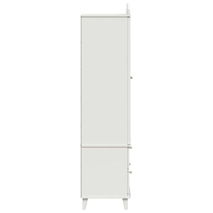 Kreidetafel Kleiderschrank Weiß 90x45x180cm