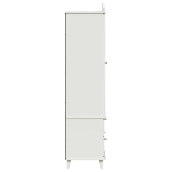 Kreidetafel Kleiderschrank Weiß 90x45x180cm