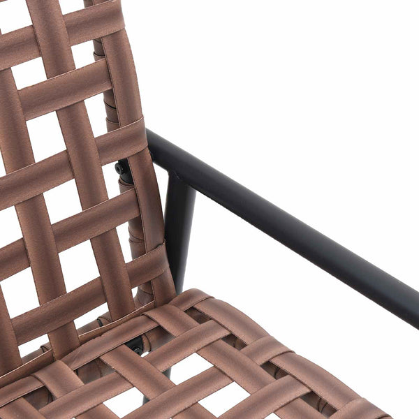 Gartenstuhl Braun Poly-Rattan
