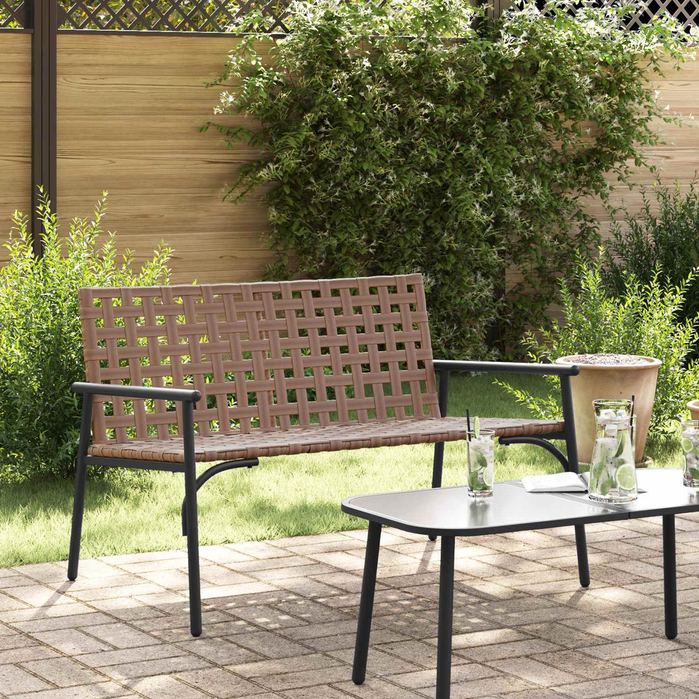 Gartenstuhl Braun Poly-Rattan