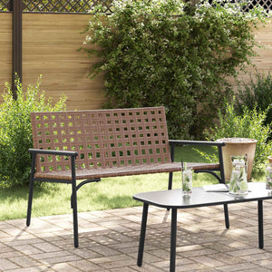 Gartenstuhl Braun Poly-Rattan