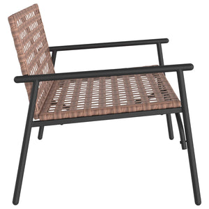 Gartenstuhl Braun Poly-Rattan