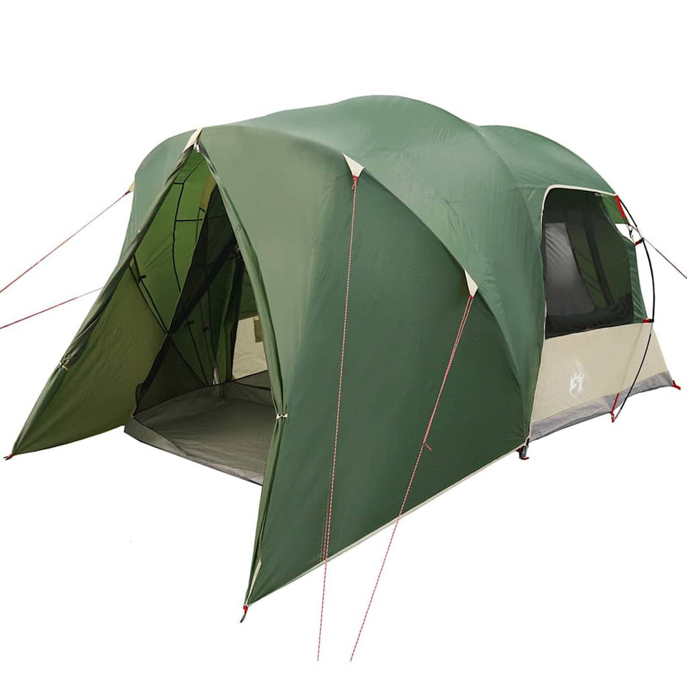 6-Personen Dome Zelt mit Dach, Grün