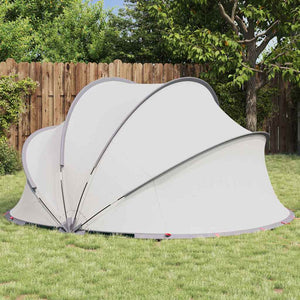 Pool Dome Grau/Orange 336x322x160cm