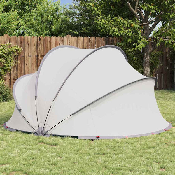 Pool Dome Grau/Orange 336x322x160cm