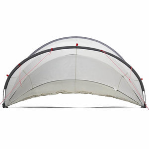 Pool Dome Grau/Orange 336x322x160cm