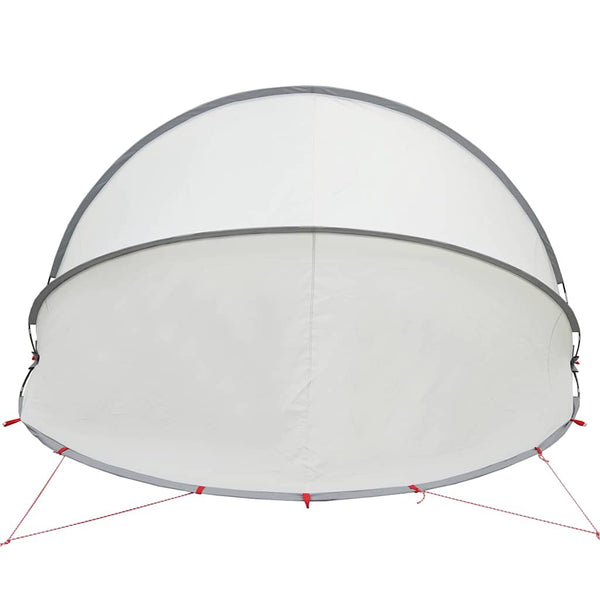 Pool Dome Grau/Orange 336x322x160cm