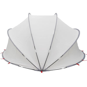 Pool Dome Grau/Orange 336x322x160cm