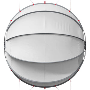 Pool Dome Grau/Orange 336x322x160cm