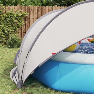 Pool Dome Grau/Orange 405x405x192cm
