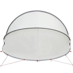 Pool Dome Grau/Orange 405x405x192cm