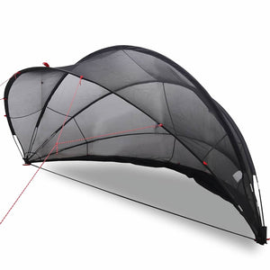 Pool Dome Schwarz 405 cm