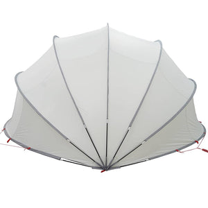Pool Dome Grau & Orange 430x430x210cm