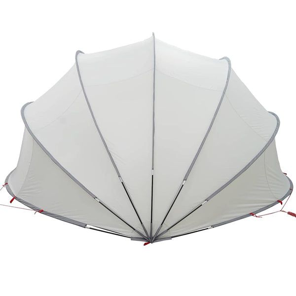 Pool Dome Grau & Orange 430x430x210cm