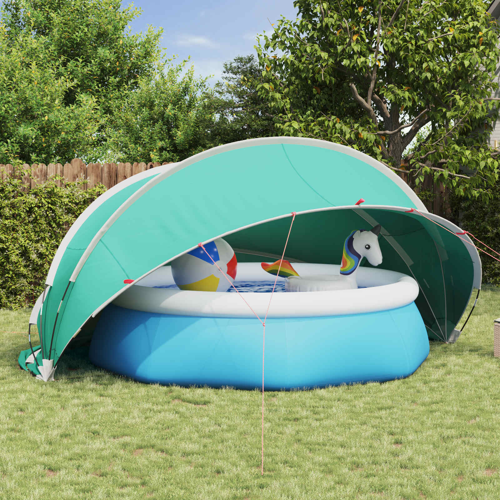 Pool Dome Blau 472x460x229 cm