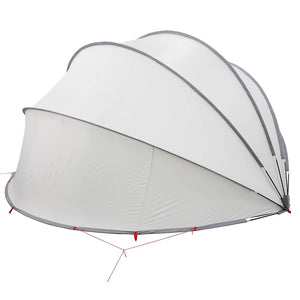 Pool Dome Grau und Orange 472x460x229 cm