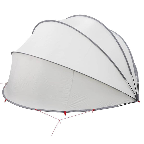 Pool Dome Grau und Orange 472x460x229 cm