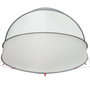 Pool Dome Grau und Orange 472x460x229 cm