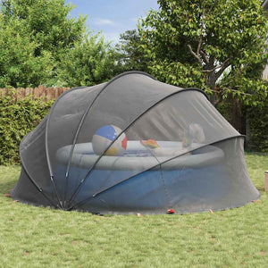 Pool Dome Schwarz 472x460x229 cm