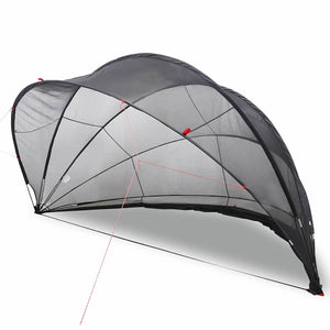 Pool Dome Schwarz 472x460x229 cm