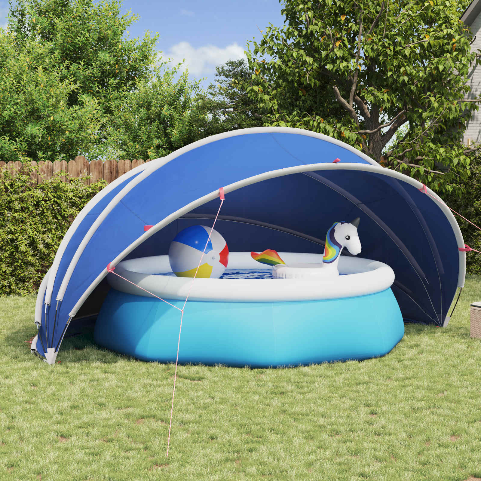 Pool Dome Grün 500x500x236 cm