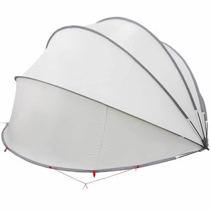 Pool Dome Grau/Orange 500x500x236 cm