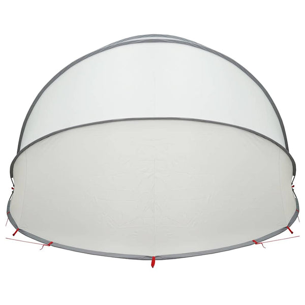 Pool Dome Grau/Orange 500x500x236 cm