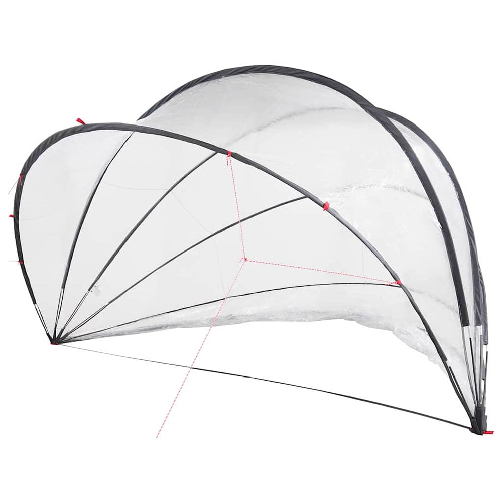 Pool Dome Transparent PVC 500x500x236 cm