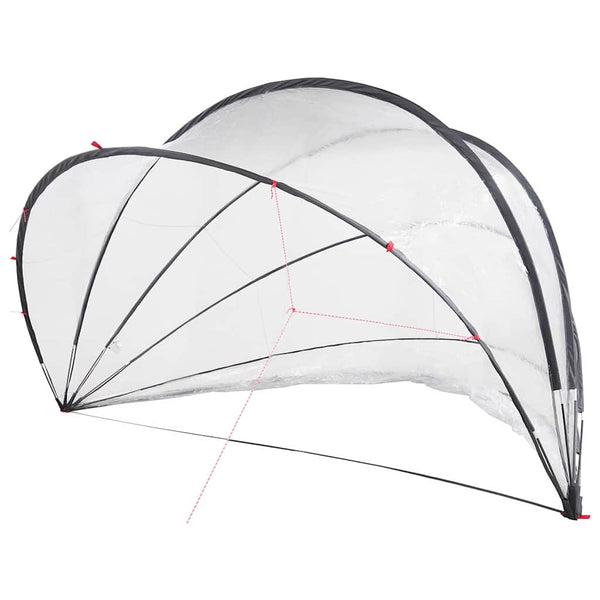 Pool Dome Transparent PVC 500x500x236 cm