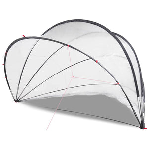 Pool Dome Transparent PVC 500x500x236 cm