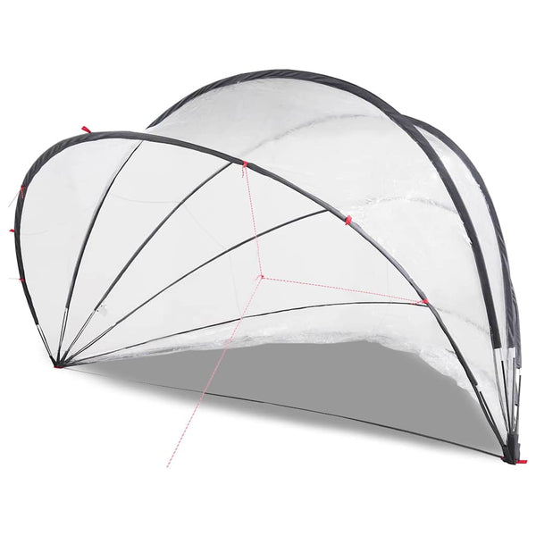 Pool Dome Transparent PVC 500x500x236 cm