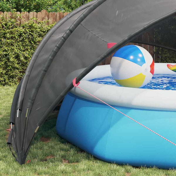 Pool Dome Schwarz 500x500 cm