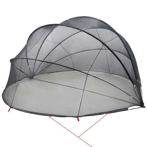 Pool Dome Schwarz 500x500 cm