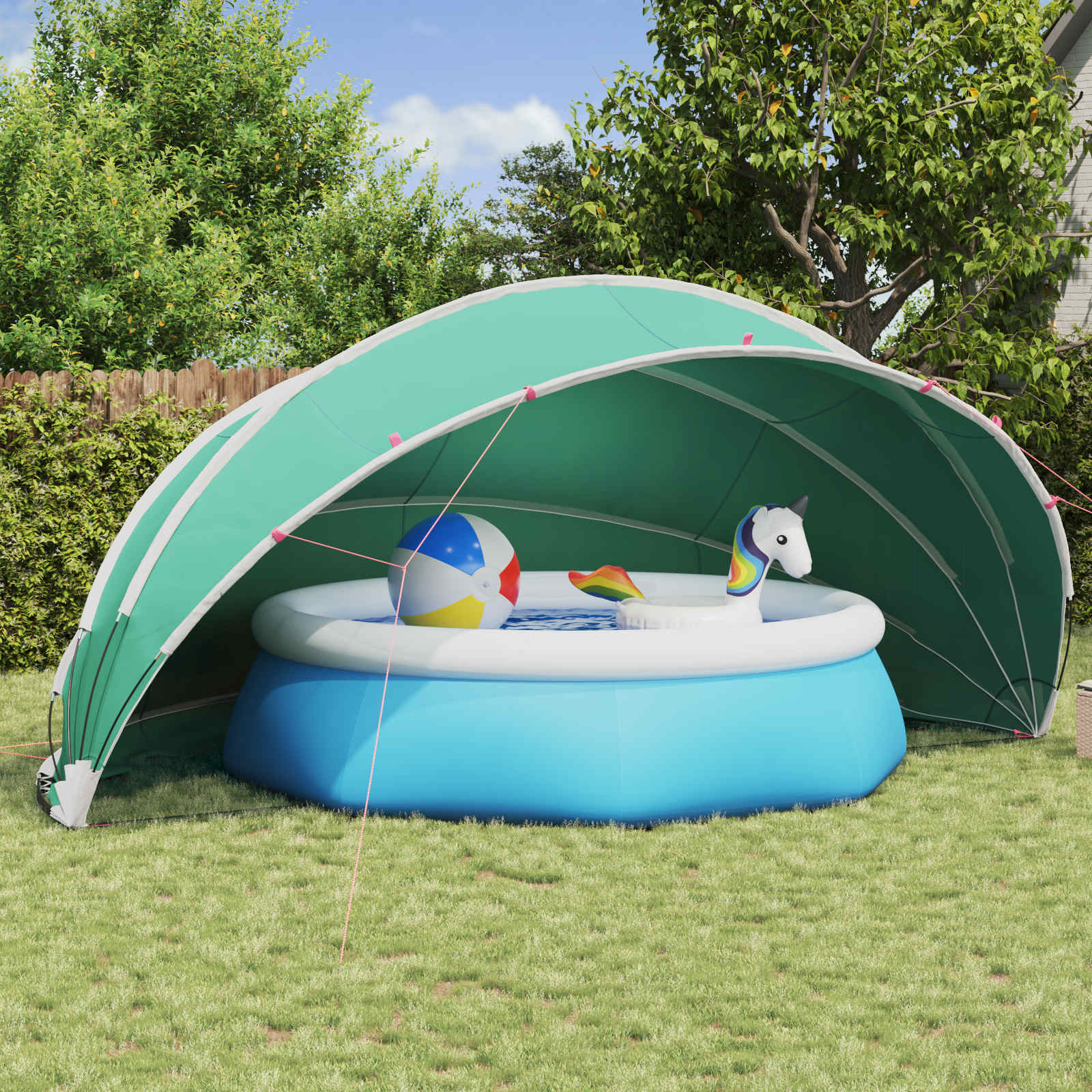 Pool Dome Blau 546x516x250cm