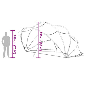 Pool Dome Blau 546x516x250cm