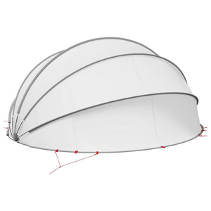 Pool Dome Grau/Orange 546x516x250cm
